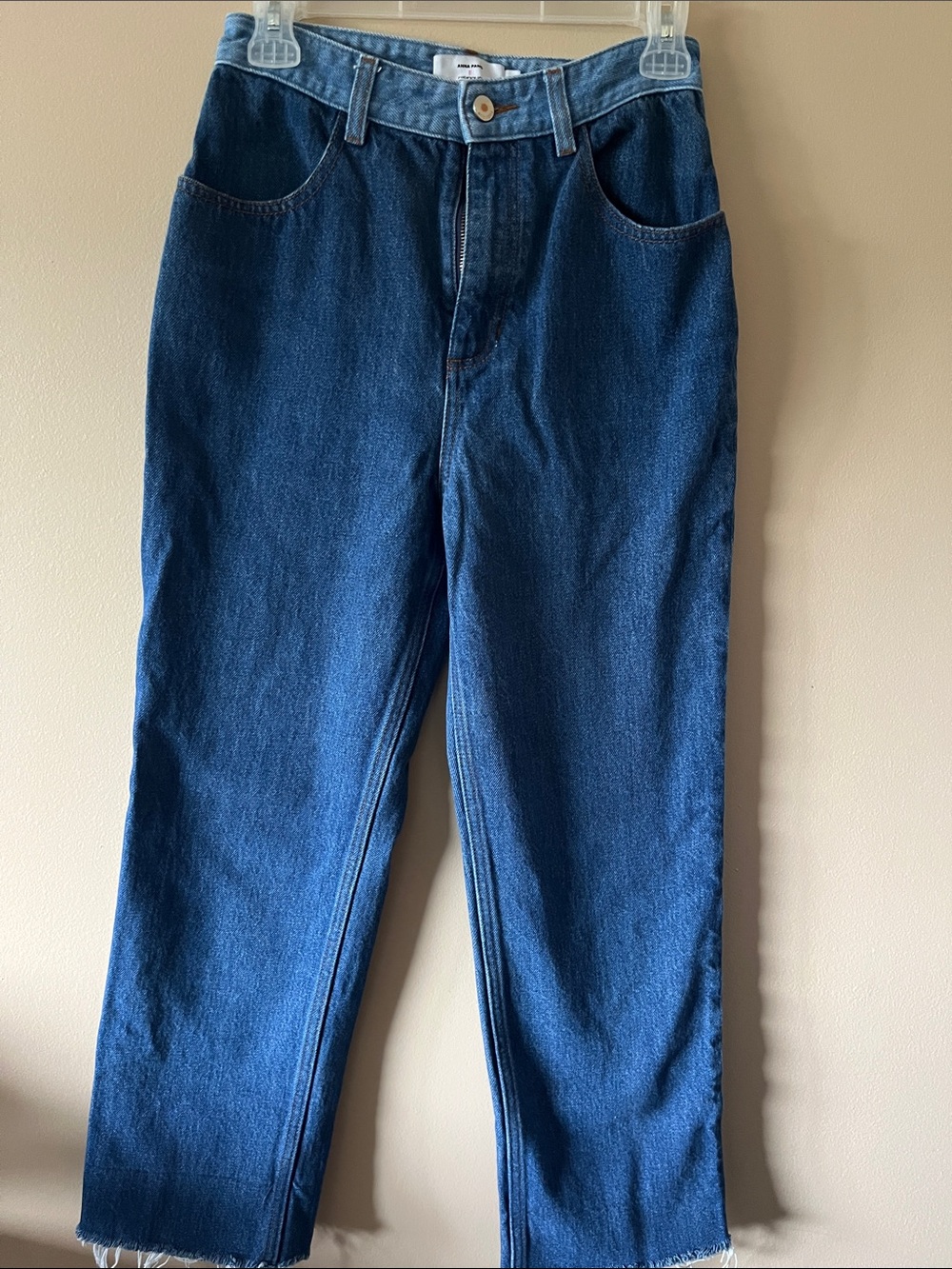 Fabrique by Anna Pang Limited Edition Wide Leg Jeans — frayed hem
